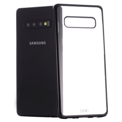 For Galaxy S10e GEBEI Shockproof  Plating PC Protective Case(Black) - Galaxy Phone Cases by GEBEI | Online Shopping UK | buy2fix