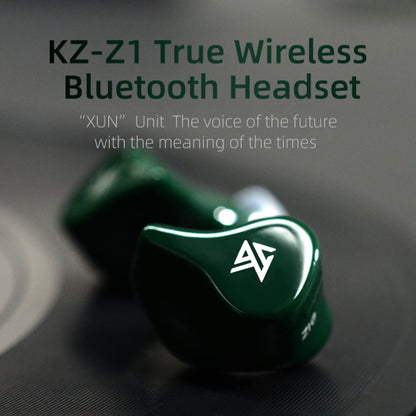 KZ Z1 1DD Dynamic True Wireless Bluetooth 5.0 Sports In-ear Earphone(Green) - In Ear Wired Earphone by KZ | Online Shopping UK | buy2fix