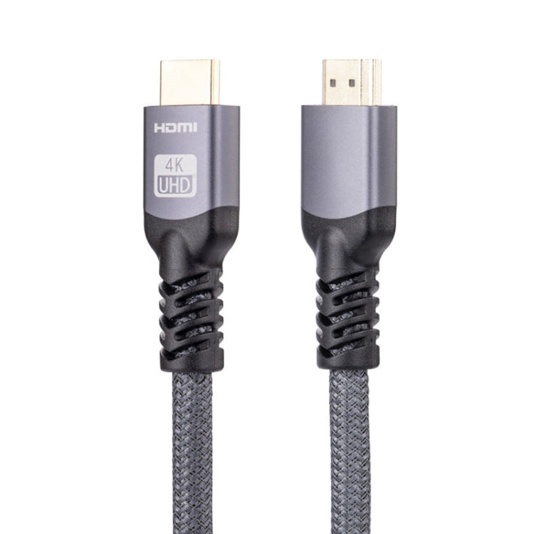 HDMI 2.0 Male to HDMI 2.0 Male 4K Ultra-HD Braided Adapter Cable, Cable Length:3m(Grey) - Cable by buy2fix | Online Shopping UK | buy2fix