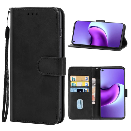 Leather Phone Case For Tecno Spark 7 Pro(Black) - Mobile Accessories by buy2fix | Online Shopping UK | buy2fix