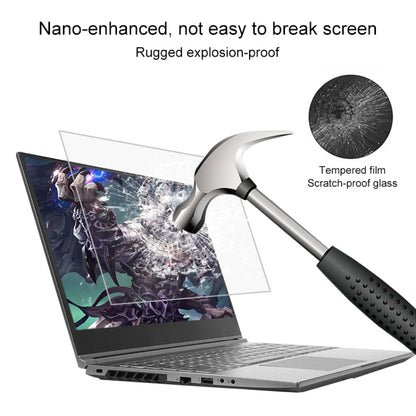 Laptop Screen HD Tempered Glass Protective Film For MECHREVO Umi Pro II 15.6 inch - Computer & Networking by buy2fix | Online Shopping UK | buy2fix