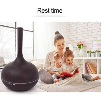 Creative Fragrance Machine Pointed Mouth Humidifier Automatic Alcohol Sprayer with Colorful LED Light, Plug Specification:AU Plug(Dark Brown) - Home & Garden by buy2fix | Online Shopping UK | buy2fix