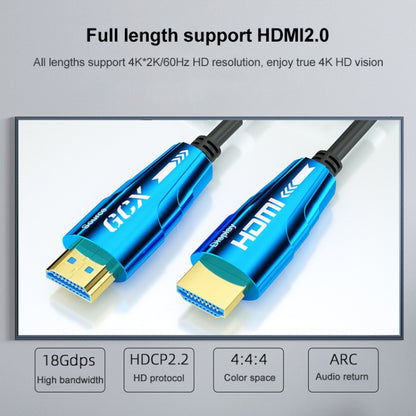 HDMI 2.0 Male to HDMI 2.0 Male 4K HD Active Optical Cable, Cable Length:50m - Audio Optical Cables by buy2fix | Online Shopping UK | buy2fix