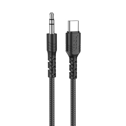 hoco UPA17 Type-C / USB-C Digital Audio Conversion Cable, Length: 1m(Black) - Video & Audio Cable by hoco | Online Shopping UK | buy2fix