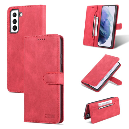 For Samsung Galaxy S22 5G AZNS Dream II Skin Feel Horizontal Flip Leather Case(Red) - Galaxy S22 5G Cases by AZNS | Online Shopping UK | buy2fix