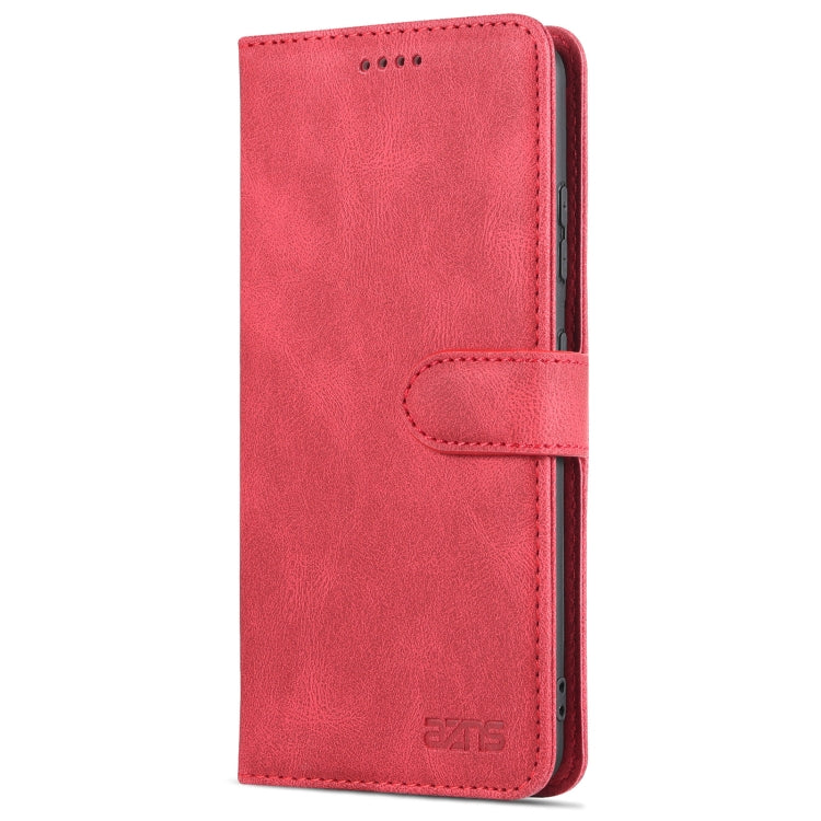 For Samsung Galaxy S22 5G AZNS Dream II Skin Feel Horizontal Flip Leather Case(Red) - Galaxy S22 5G Cases by AZNS | Online Shopping UK | buy2fix