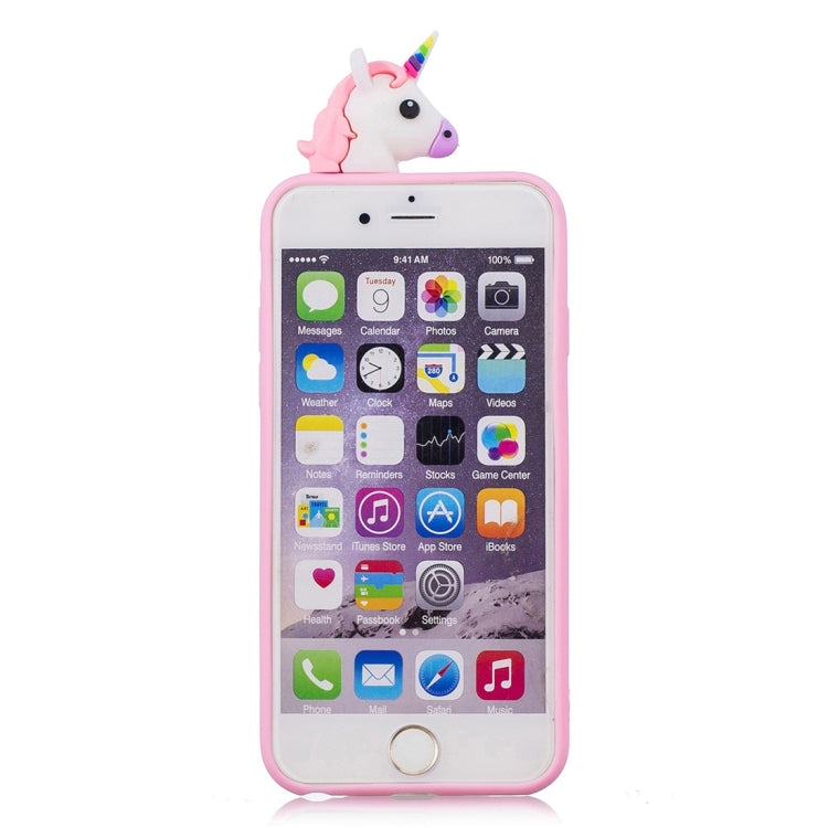 For iPhone 6 Shockproof Cartoon TPU Protective Case(Unicorn) - More iPhone Cases by buy2fix | Online Shopping UK | buy2fix