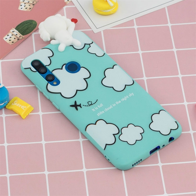 For Huawei Y7 (2019) Shockproof Cartoon TPU Protective Case(Clouds) - Huawei Cases by buy2fix | Online Shopping UK | buy2fix