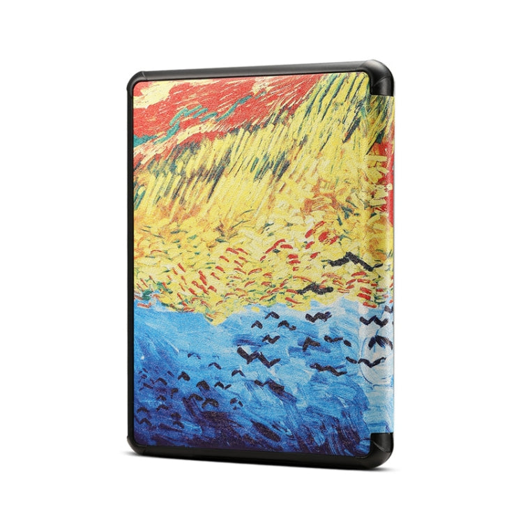 For Amazon Kindle Paperwhite 5 2021 Pattern PU Leather Tablet Case(Van Gogh Oil Painting) - Amazon by buy2fix | Online Shopping UK | buy2fix