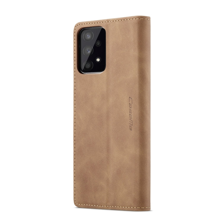 For Samsung Galaxy A33 5G CaseMe 013 Multifunctional Horizontal Flip Leather Phone Case(Brown) - Samsung Accessories by CaseMe | Online Shopping UK | buy2fix