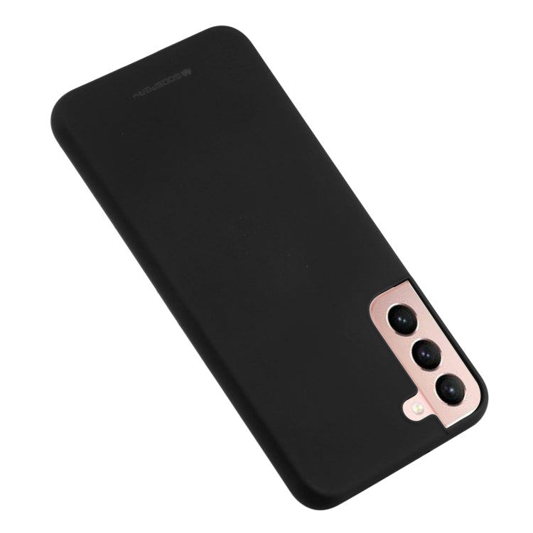 For Samsung Galaxy S22+ 5G GOOSPERY SOFT FEELING Liquid TPU Soft Case(Black) - Samsung Accessories by GOOSPERY | Online Shopping UK | buy2fix