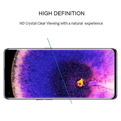 3D Curved Edge Full Screen Tempered Glass Film For OPPO Find X5(Black) - OPPO & vivo Accessories by buy2fix | Online Shopping UK | buy2fix