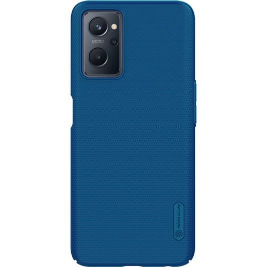 For OPPO Realme 9i NILLKIN Frosted PC Phone Case(Blue) - Realme Cases by NILLKIN | Online Shopping UK | buy2fix