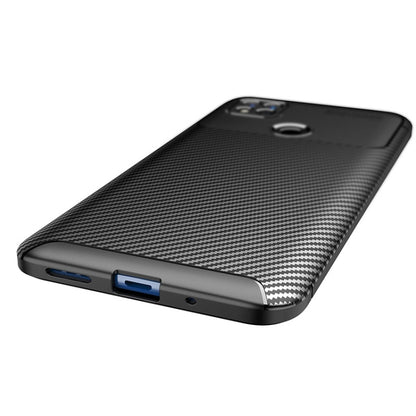 For Xiaomi Redmi 10A Carbon Fiber Texture Shockproof TPU Phone Case(Black) - Xiaomi Cases by buy2fix | Online Shopping UK | buy2fix