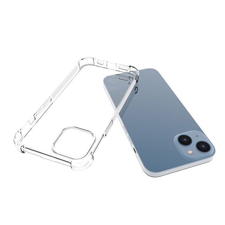 For iPhone 14 Shockproof TPU Phone Case  (Transparent) - iPhone 14 Cases by buy2fix | Online Shopping UK | buy2fix