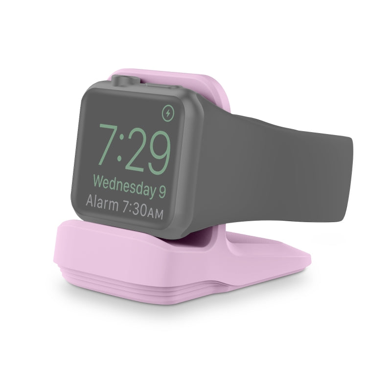 Silicone Charging Holder for Apple Watch(Purple) - Charger / Holder by buy2fix | Online Shopping UK | buy2fix