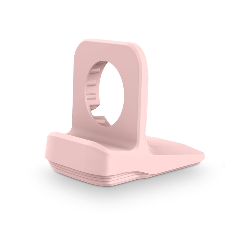 Silicone Charging Holder for Apple Watch(Pink) - Charger / Holder by buy2fix | Online Shopping UK | buy2fix