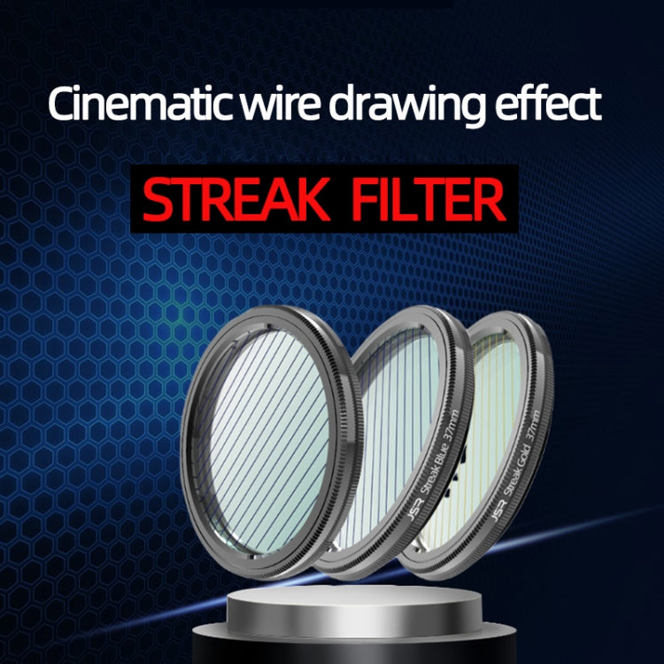 JSR Starlight Drawing Camera Lens Filter, Size:67mm(Streak Blue) - Camera Accessories by JSR | Online Shopping UK | buy2fix