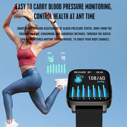 Rogbid Rowatch 2 1.69 inch TFT Screen Smart Watch, Support Blood Pressure Monitoring/Sleep Monitoring(Black) - Smart Wear by Rogbid | Online Shopping UK | buy2fix