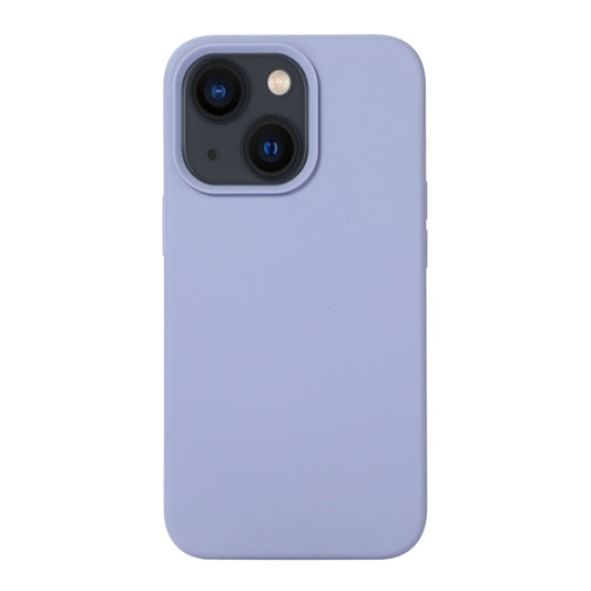 For iPhone 14 Liquid Silicone Phone Case (Lavender Grey) - iPhone 14 Cases by buy2fix | Online Shopping UK | buy2fix