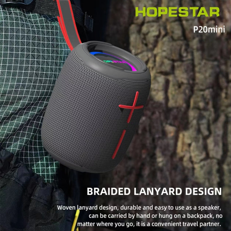 HOPESTAR P20 mini Waterproof Wireless Bluetooth Speaker(Red) - Mini Speaker by HOPESTAR | Online Shopping UK | buy2fix