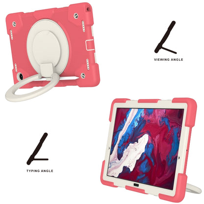 For Samsung Galaxy Tab A8 10.5 2021 Silicone + PC Full Body Protection Tablet Case With Holder & Strap(Red) - Other Galaxy Tab PC by buy2fix | Online Shopping UK | buy2fix