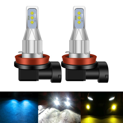 1 Pair H11 DC 12V-24V 12W 1800LM Car LED Fog Light(Ice Blue Light) - In Car by buy2fix | Online Shopping UK | buy2fix