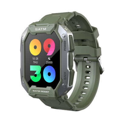 C20 1.71 inch TFT HD Screen Smart Watch, Support Heart Rate Monitoring/Blood Oxygen Monitoring(Green) - Smart Wear by buy2fix | Online Shopping UK | buy2fix