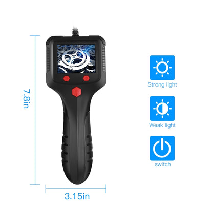 5.5mm Camera 2.4 inch HD Handheld Industrial Endoscope With LCD Screen, Length:10m - Consumer Electronics by buy2fix | Online Shopping UK | buy2fix