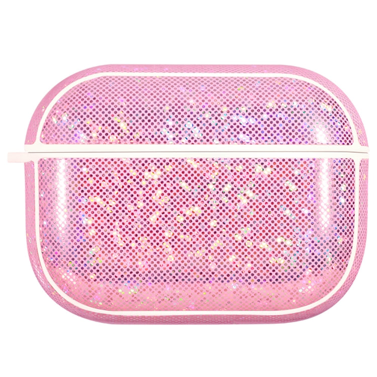 NIILLKIN Anti-fall PU + TPU Shining Protection Glitter Case for AirPods Pro(Pink) - For AirPods Pro by NILLKIN | Online Shopping UK | buy2fix