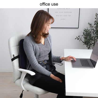 Office Memory Foam Cushion Lumbar Support Cushion(Brown) - Home & Garden by buy2fix | Online Shopping UK | buy2fix