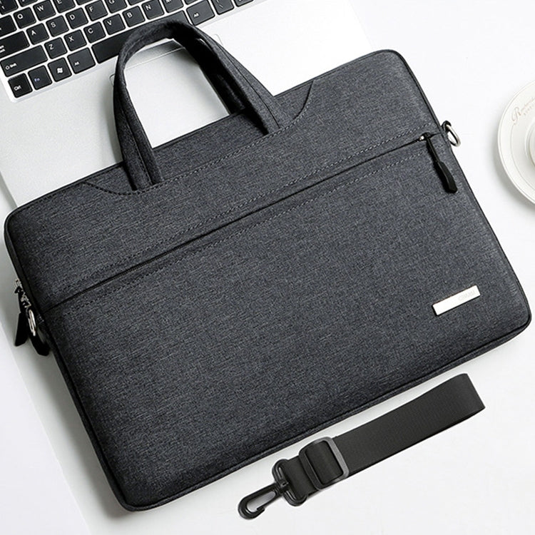 Handbag Laptop Bag Inner Bag with Shoulder Strap, Size:12 inch(Dark Grey) - Other by buy2fix | Online Shopping UK | buy2fix