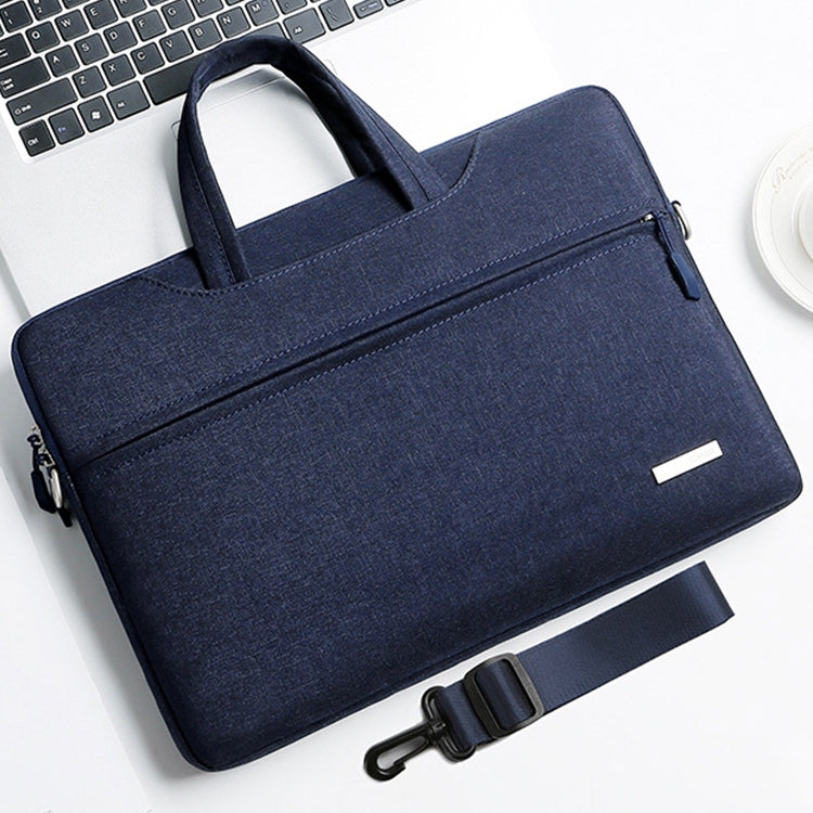 Handbag Laptop Bag Inner Bag with Shoulder Strap, Size:12 inch(Dark Blue) - Other by buy2fix | Online Shopping UK | buy2fix