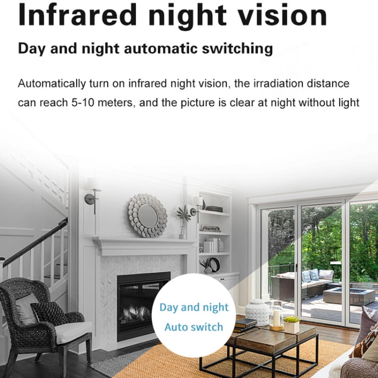 AS02 Home Security Infrared Night Vision Wireless Voice Intercom Small Camera - Security by buy2fix | Online Shopping UK | buy2fix