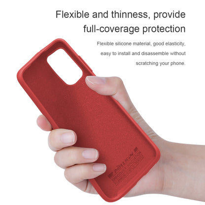 For Galaxy S20 / Galaxy S20 5G NILLKIN Feeling Series Liquid Silicone Anti-fall Mobile Phone Protective Case(Red) - Galaxy Phone Cases by NILLKIN | Online Shopping UK | buy2fix