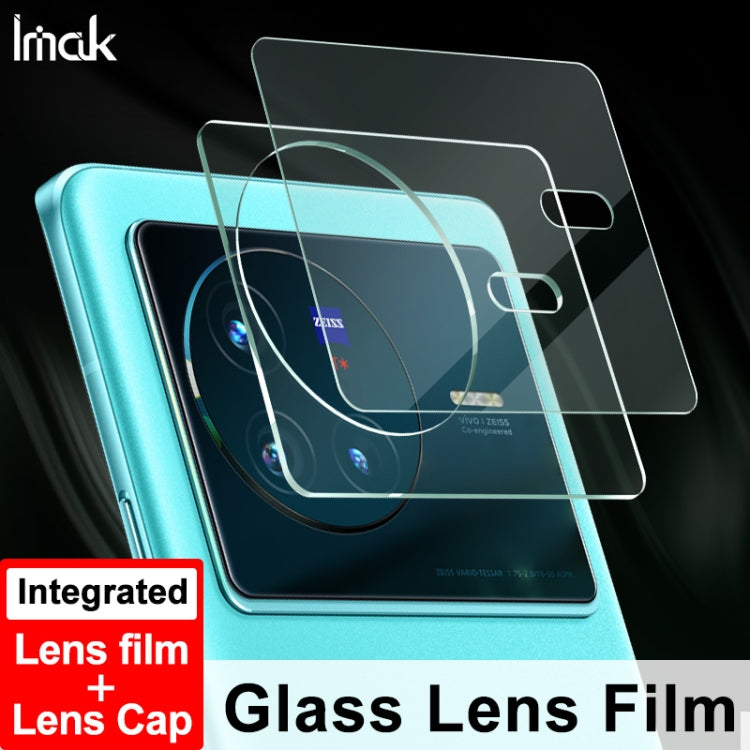 For vivo X80 5G imak Integrated Rear Camera Lens Tempered Glass Film with Lens Cap - vivo Tempered Glass by imak | Online Shopping UK | buy2fix