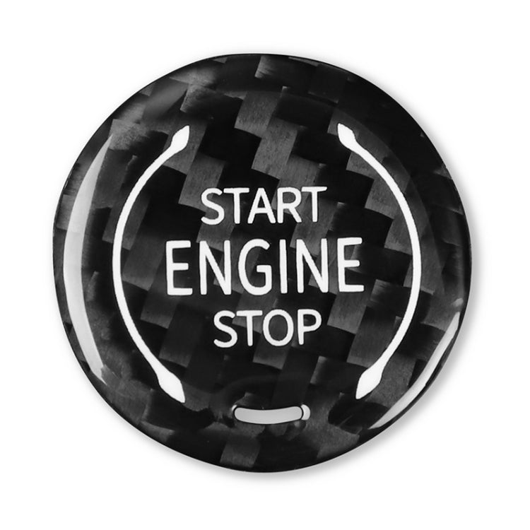 Car Carbon Fiber Engine Start Stop Ignition Button for Chevrolet Corvette C8 2020-2021(Black) - In Car by buy2fix | Online Shopping UK | buy2fix