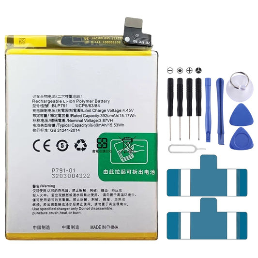 BLP791 For OPPO Reno4 4G Li-Polymer Battery Replacement - For OPPO by buy2fix | Online Shopping UK | buy2fix