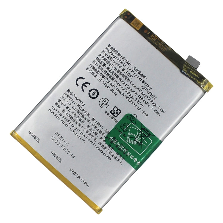 BLP851 5000mAh Li-Polymer Battery Replacement For OPPO F19 / F19s - For OPPO by buy2fix | Online Shopping UK | buy2fix