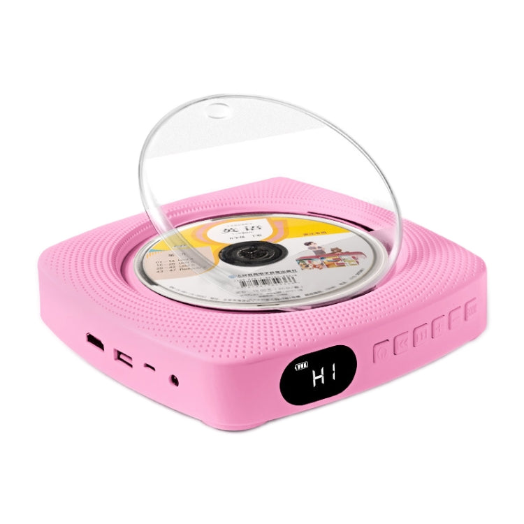 Kecag KC-609 Wall Mounted Home DVD Player Bluetooth CD Player, Specification:CD Version+ Not Connected to TV+ Plug-In Version(Pink) - DVD & LCD Player by Kecag | Online Shopping UK | buy2fix