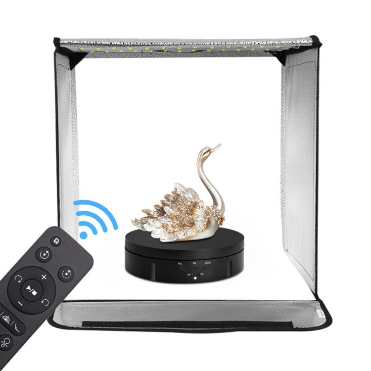14.6cm Remote USB Electric Rotating Turntable Display Stand, Load: 10kg(White) - Camera Accessories by buy2fix | Online Shopping UK | buy2fix