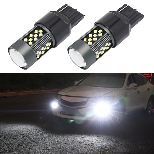 1 Pair 7443 12V 7W Continuous Car LED Fog Light(White Light) - In Car by buy2fix | Online Shopping UK | buy2fix