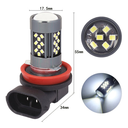 1 Pair H11 12V 7W Continuous Car LED Fog Light(White Light) - In Car by buy2fix | Online Shopping UK | buy2fix