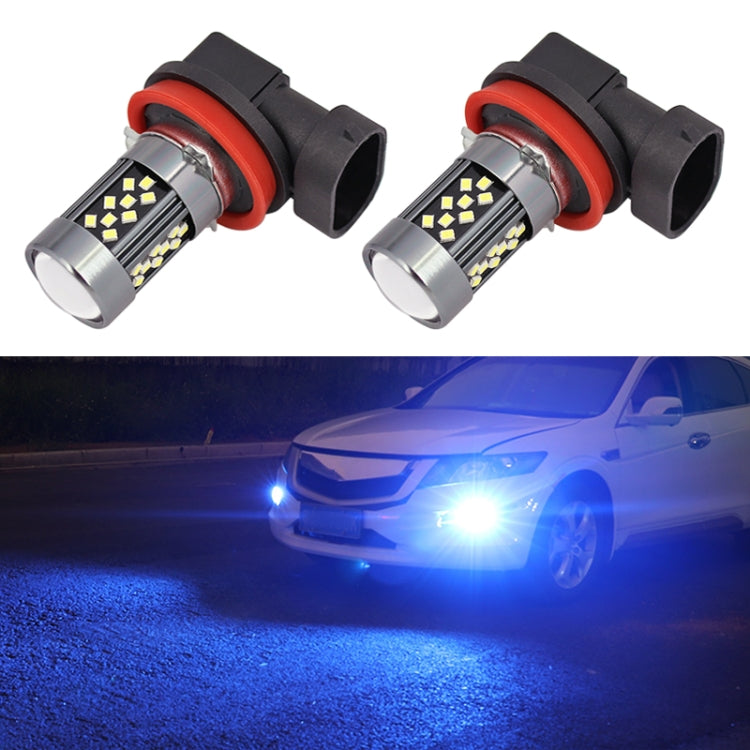 1 Pair H11 12V 7W Strobe Car LED Fog Light(Ice Blue Light) - In Car by buy2fix | Online Shopping UK | buy2fix