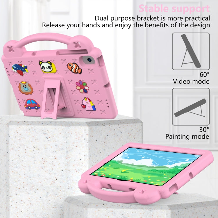 Handle Kickstand Children EVA Shockproof Tablet Case For Samsung Galaxy Tab A8 10.5 2022/2021 / Lenovo Tab M10 Plus 3rd Gen TB125FU 2022 10.6 inch / Huawei MatePad Pro 2021/2019 / Nokia T20 10.36 2021(Pink) - Samsung Accessories by buy2fix | Online Shopping UK | buy2fix