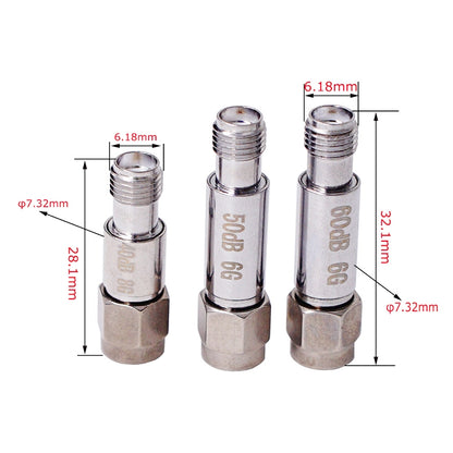 15dBi SMA Attenuator DC-6GHz SMA Coaxial Fixed Connectors - Connectors by buy2fix | Online Shopping UK | buy2fix