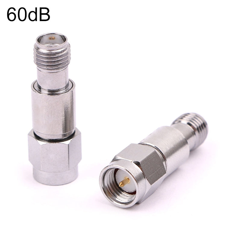 60dBi SMA Attenuator DC-6GHz SMA Coaxial Fixed Connectors - Connectors by buy2fix | Online Shopping UK | buy2fix