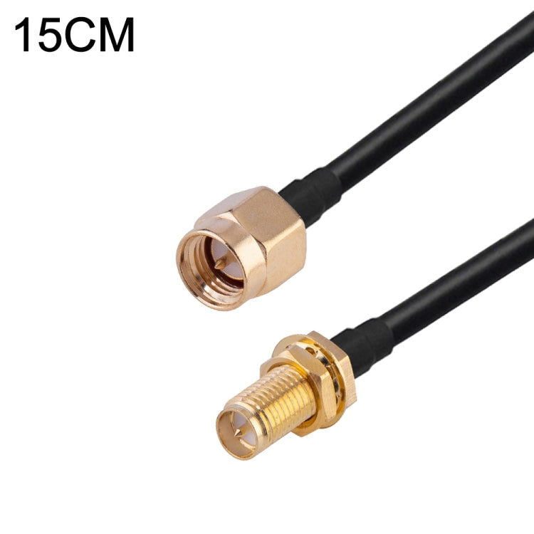 SMA Male to SMA Female RG174 RF Coaxial Adapter Cable, Length: 15cm - Connectors by buy2fix | Online Shopping UK | buy2fix