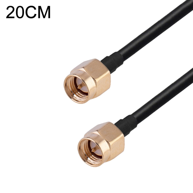 SMA Male to SMA Male RG174 RF Coaxial Adapter Cable, Length: 20cm - Connectors by buy2fix | Online Shopping UK | buy2fix