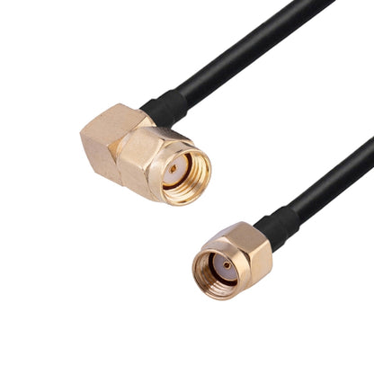 RP-SMA Male Elbow to RP-SMA Male RG174 RF Coaxial Adapter Cable, Length: 1m - Connectors by buy2fix | Online Shopping UK | buy2fix